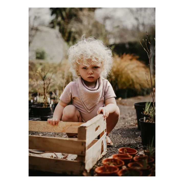 The Simple Folk Bandana Coton Bio Muslin | Vieux Rose