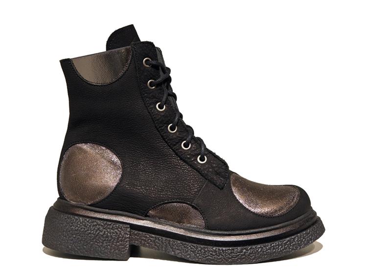 Papucei Andalee Black Silver