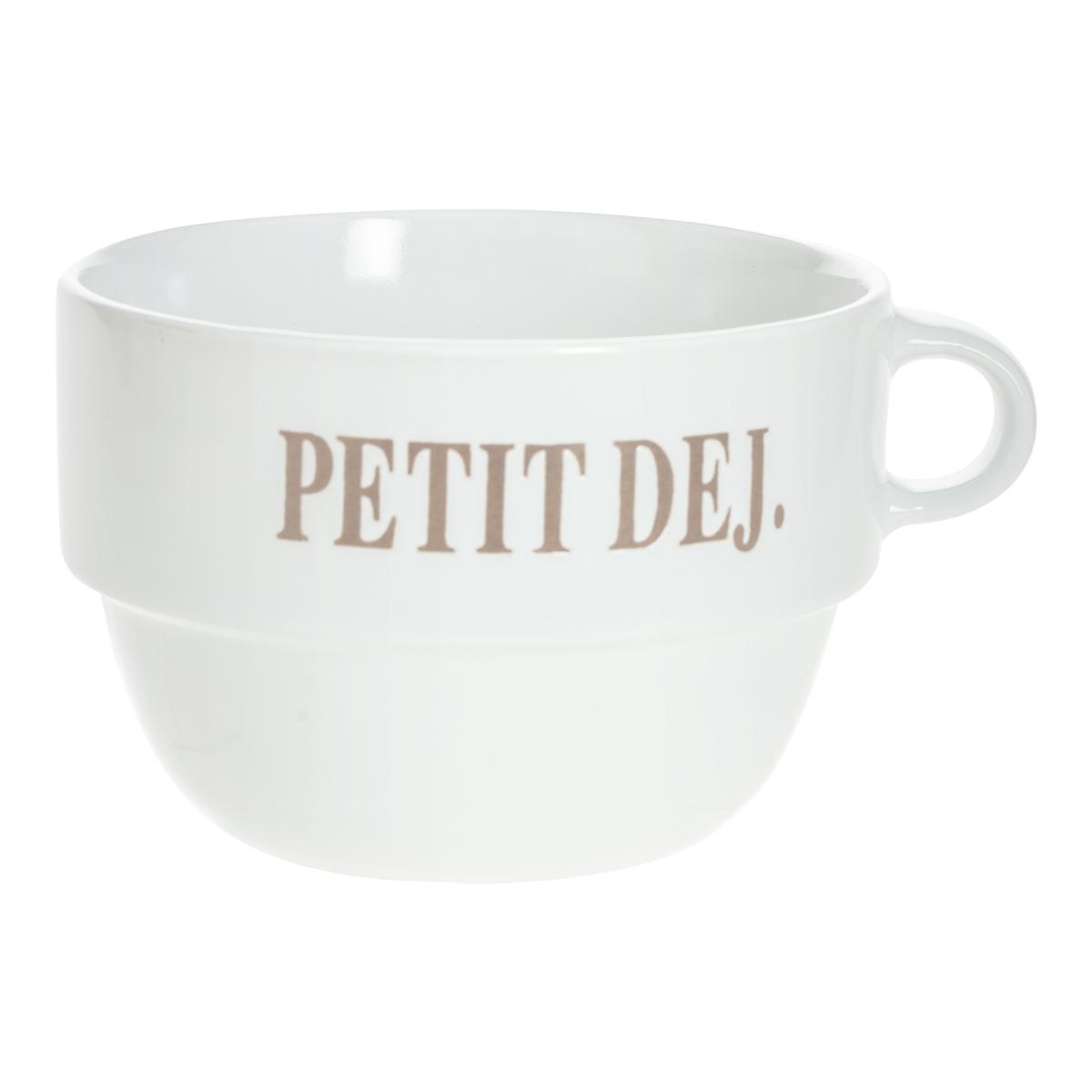 DEJEUNER EMPILABLE COLORAMA 62CL BLANC