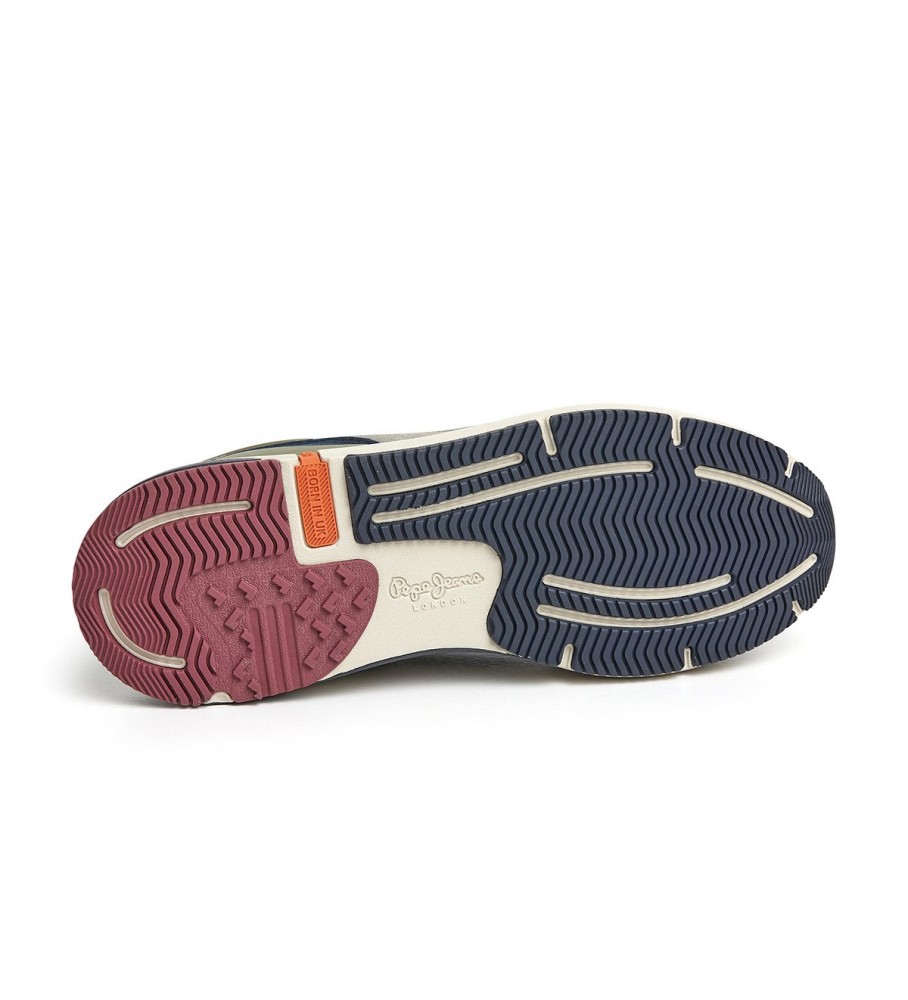 Tênis Pepe Jeans London Pro Advance Multicolor em Couro