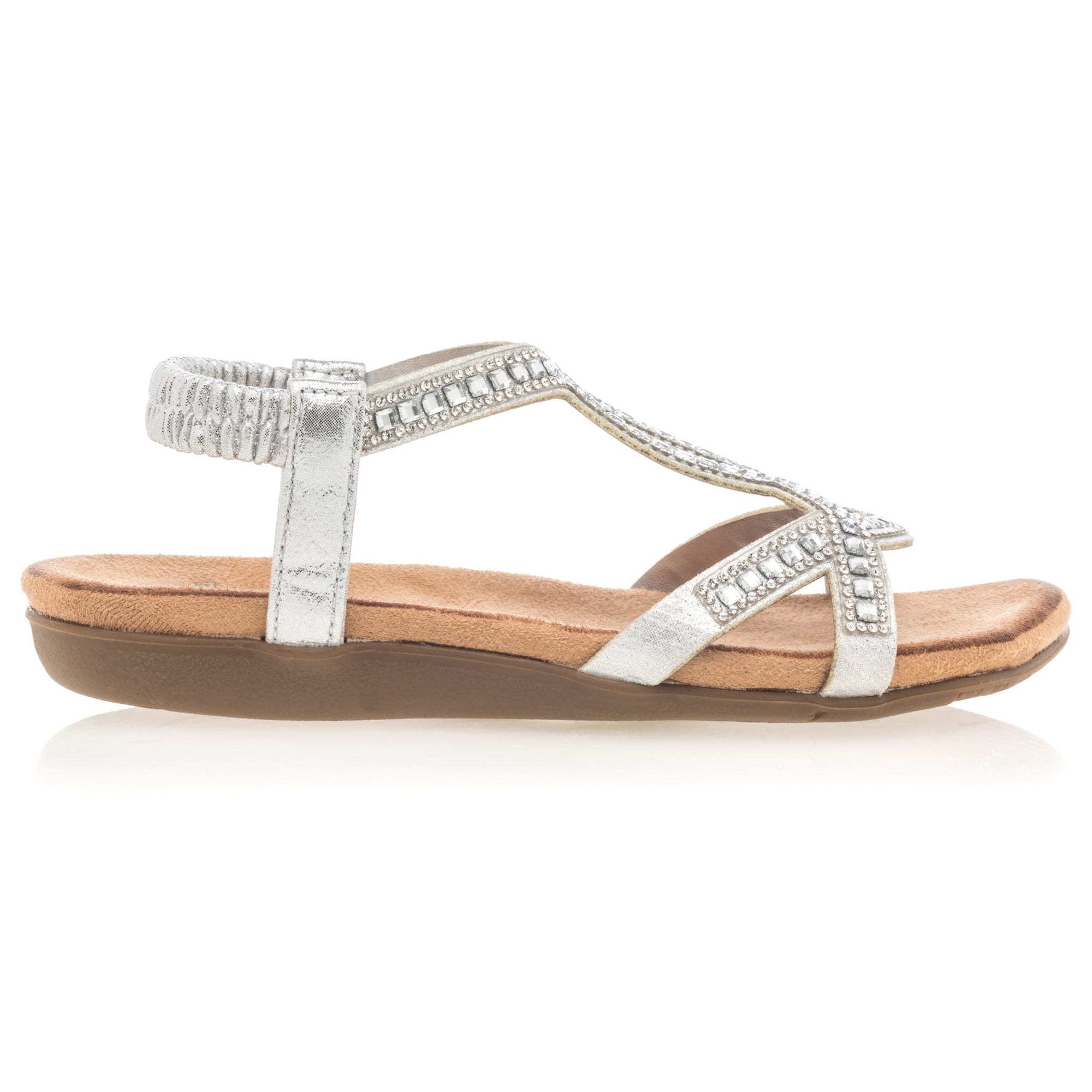 Sandales Fille argent