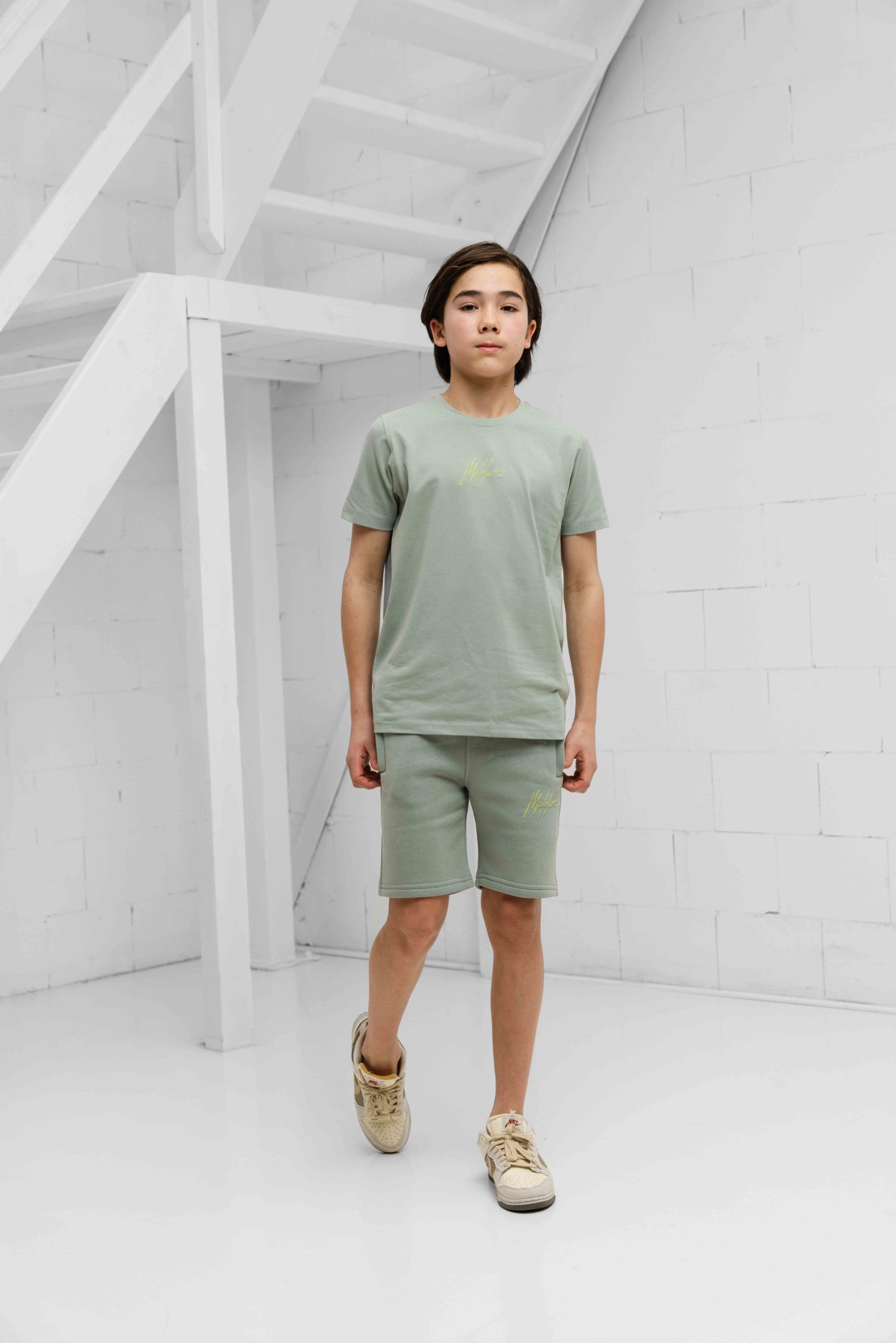 Malelions Striped Signature Zomerset Kids Groen