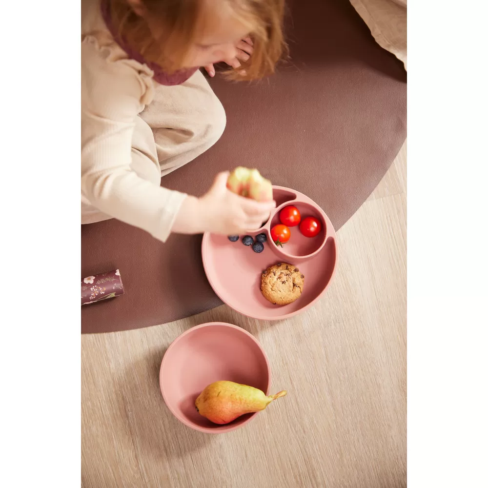 Filibabba Silikone skål 2 pak - Rose