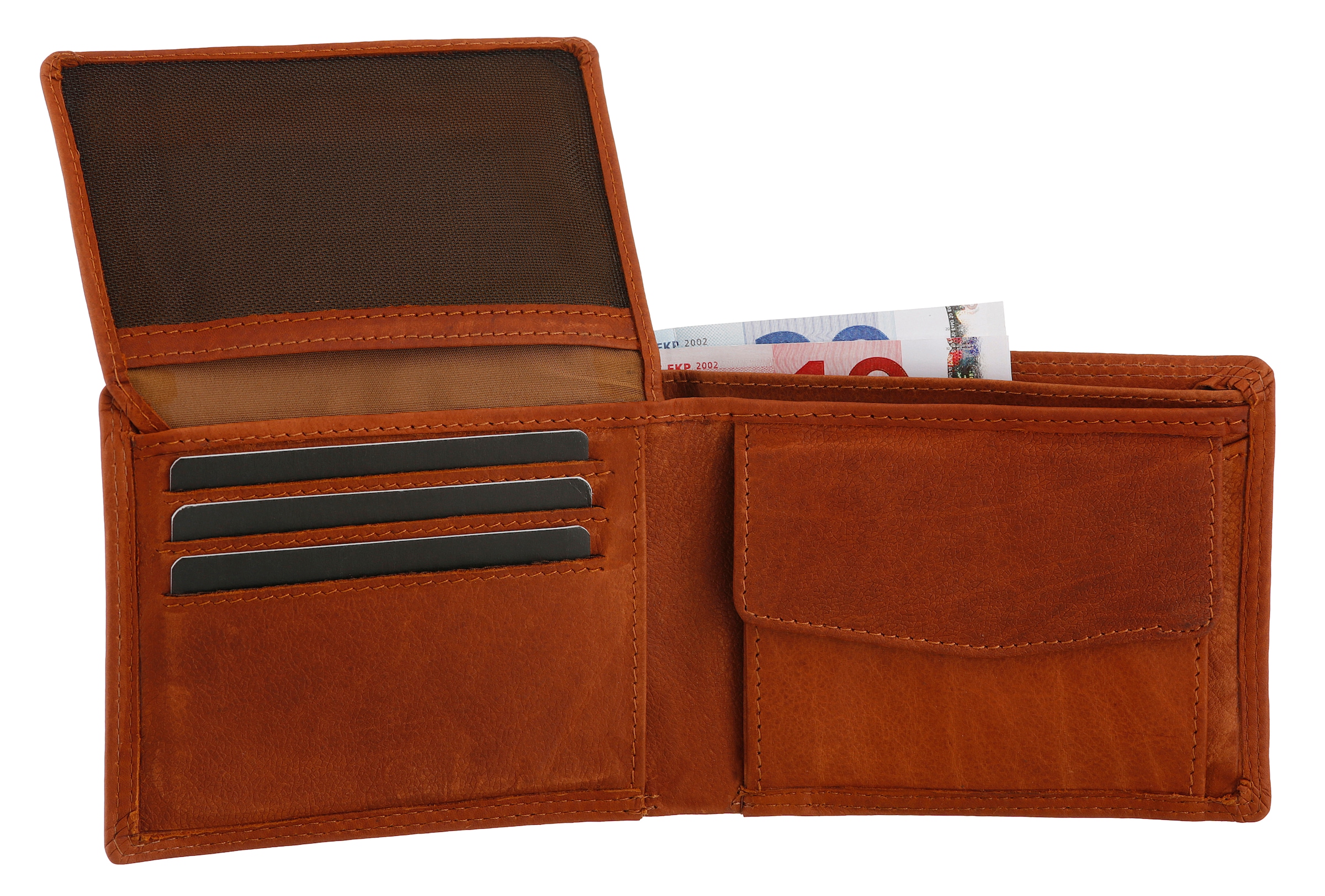 MUSTANG Geldbörse »Udine leather wallet side opening« mit RFID-Schutz