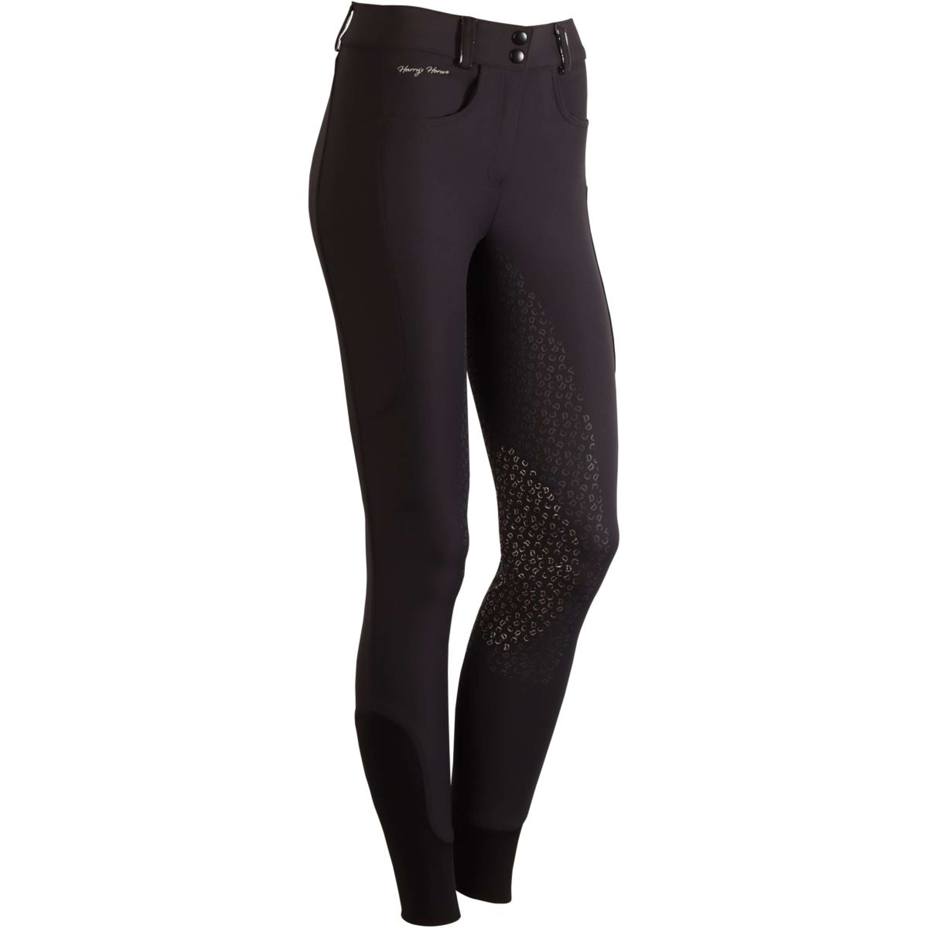 Harry's Horse Rijbroek Denici Cavalli Stardust Full Grip Zwart