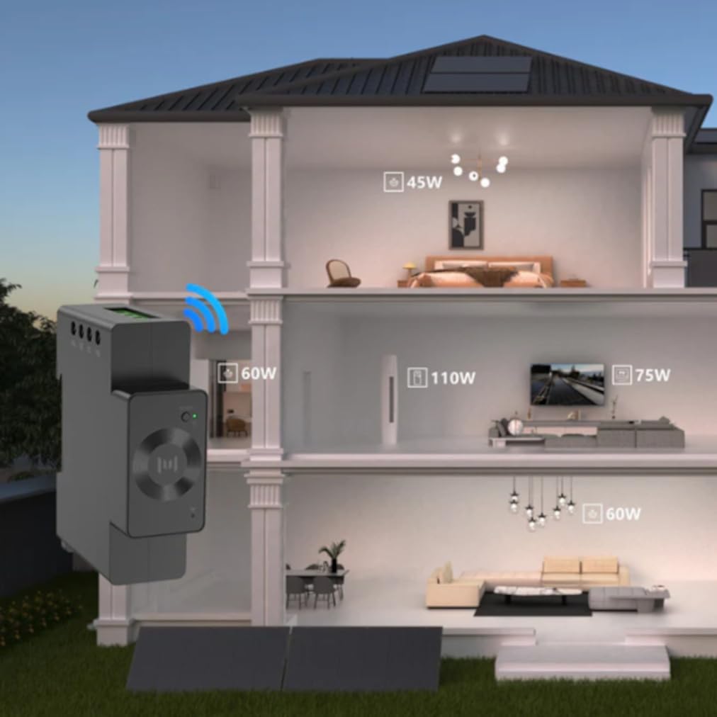 MARSTEK Venus E NewGen Solarspeicher Plug-&-Play-Balkonspeicher mit 5,12kWh Kapazität, AC-gekoppelt, erweiterbar bis 20,48kWh, Notstrom, 100% Eigenverbrauch + CT002 Smart Meter
