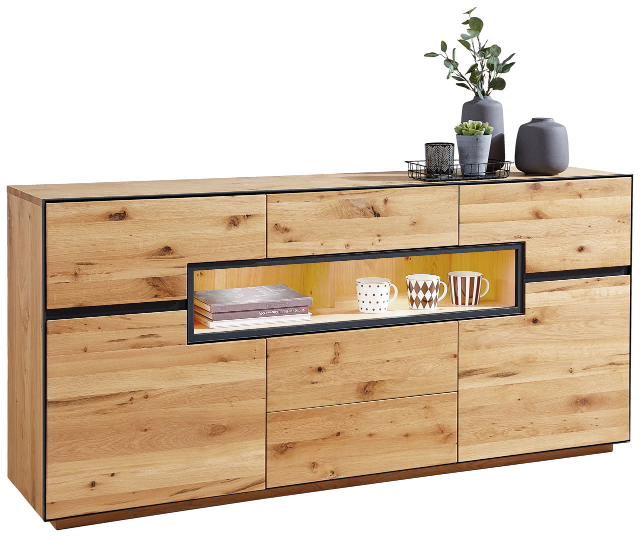 Linea Natura Sideboard mit Beleuchtung KELIO