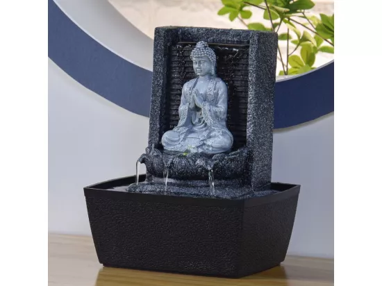 Fontaine Bouddha en méditation Nirvana