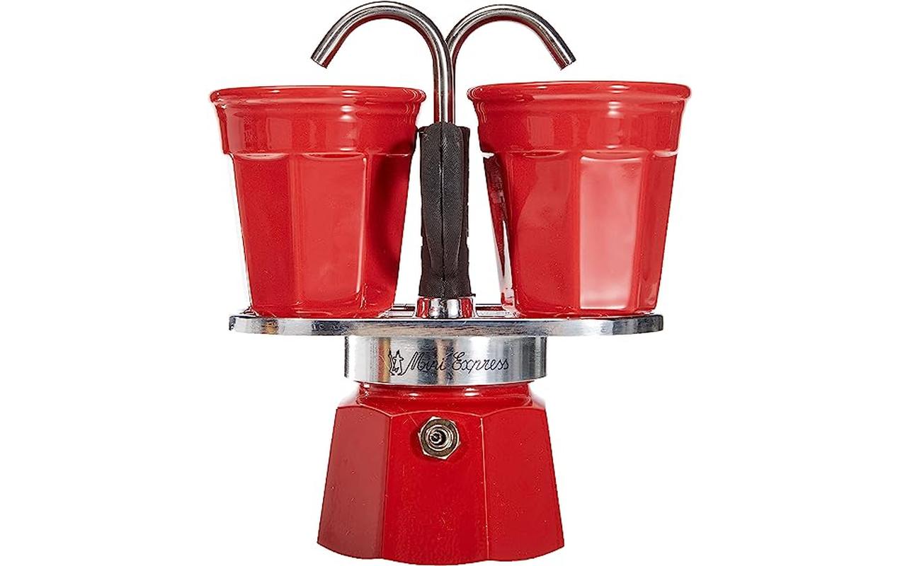 Mini Express 2 Tassen, RotKaffeemaschine