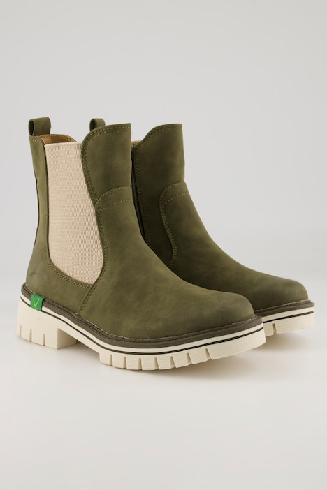 Chelesa-Boots, Jana Shoes, vegan, Veloursoptik, Weite G