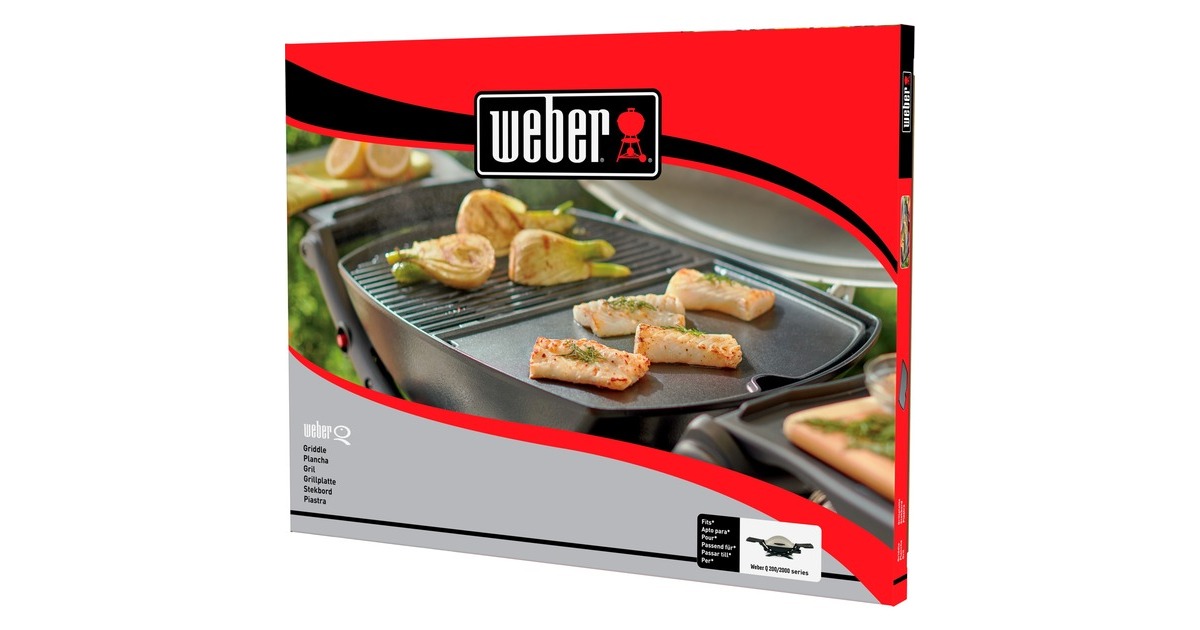 WeberBakplaat - Q 200/2000 serie grillplaat  (Antraciet)