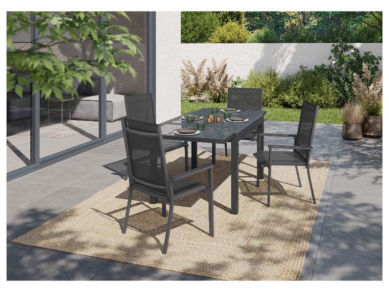 Uitschuifbare aluminium tuintafel Houston