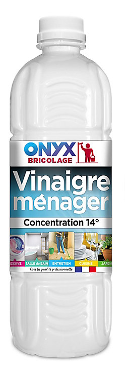 Vinaigre ménager concentration 14° Onyx bricolage 1L