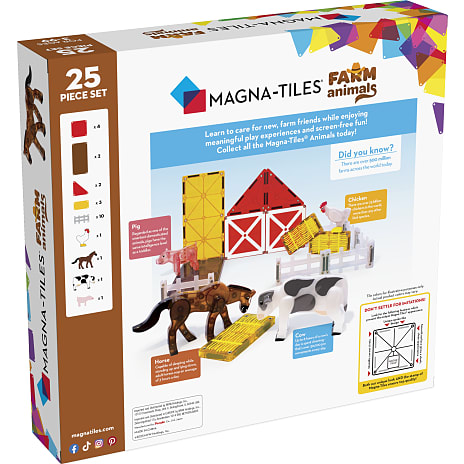 Magna-Tiles magnetisk byggesæt - 25 dele
