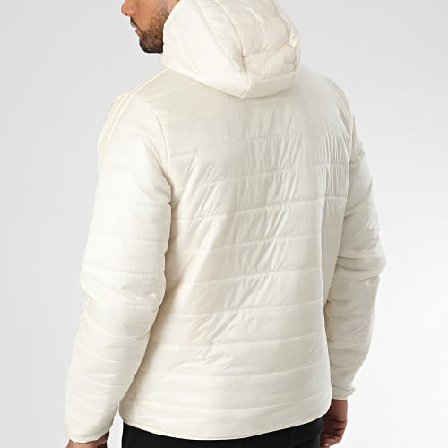 Doudoune Capuche A Bandes HL9213 Beige