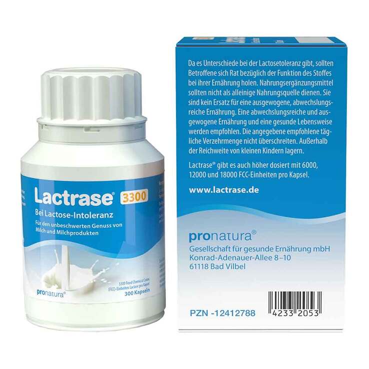 Lactrase 3.300 FCC Kapseln, 300 St