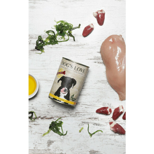 Pâtée barf Dog's Love 100% viande pour chien
