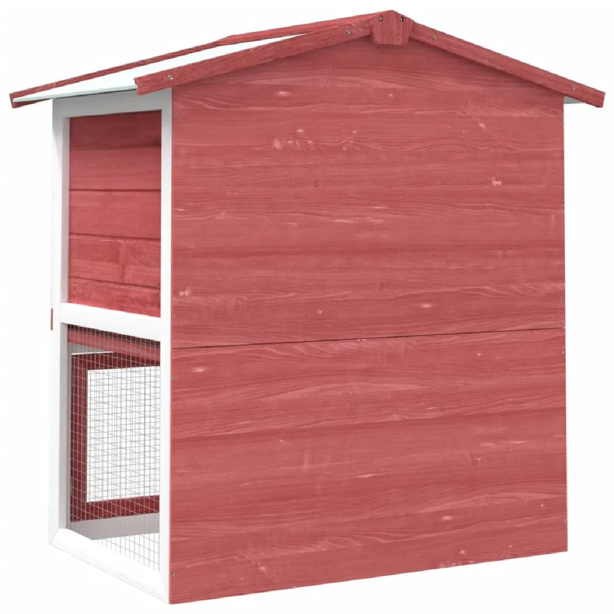 vidaXL Clapier d'extérieur 3 portes