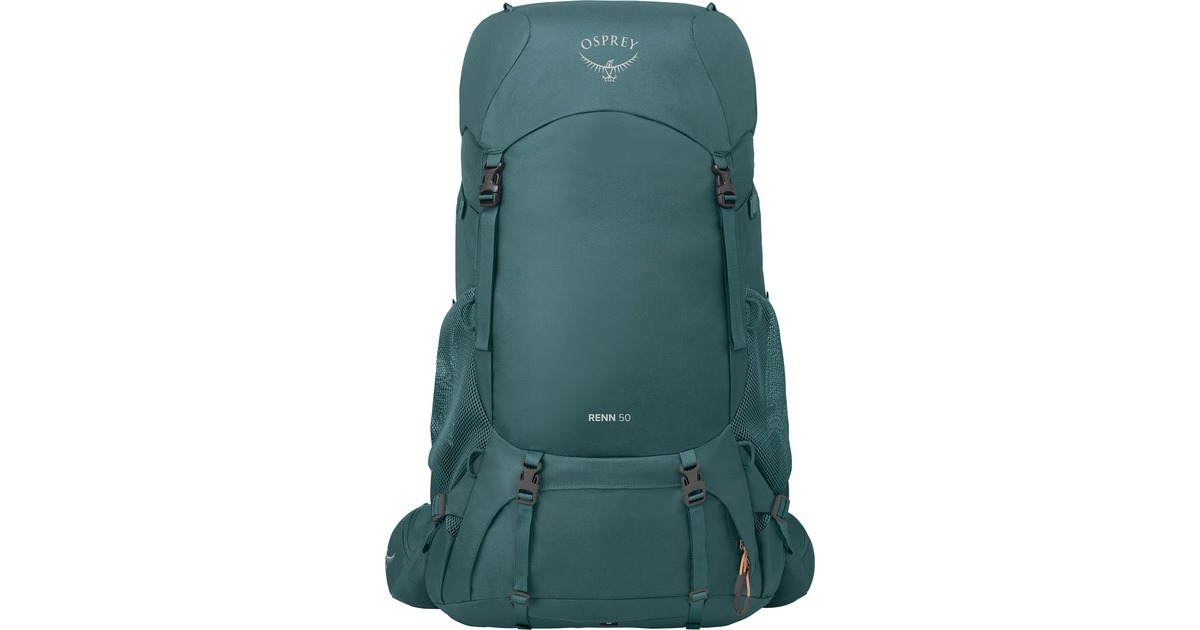 OspreyRenn 50 rugzak  (Donkergroen, 50 Liter, One Size, Cascade Blue/Melon Orange)