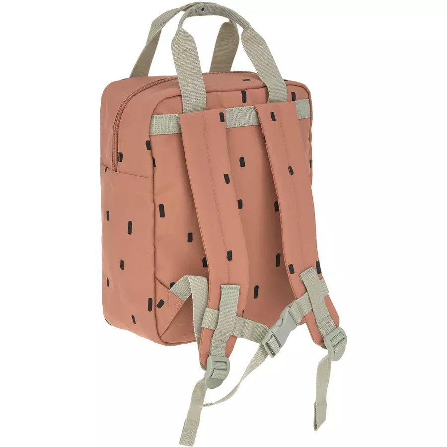 LÄSSIG Mini Square Backpack Happy Prints caramel
