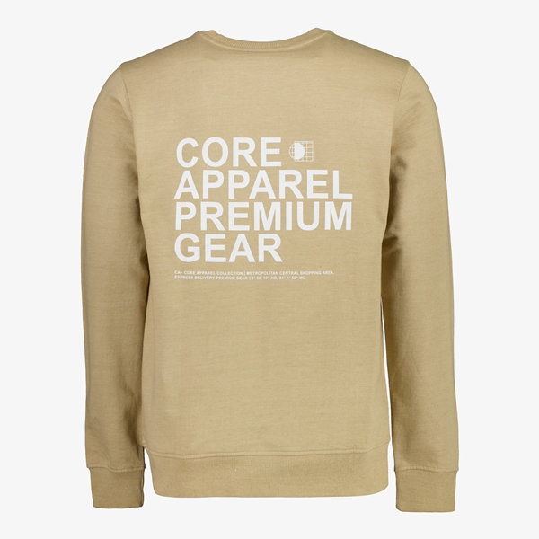 Unsigned heren sweater met backprint