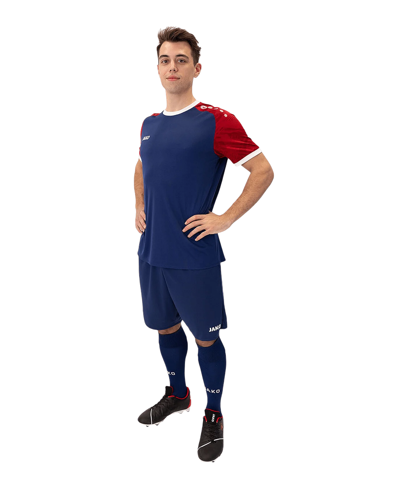 JAKO Iconic jersey blue red F938