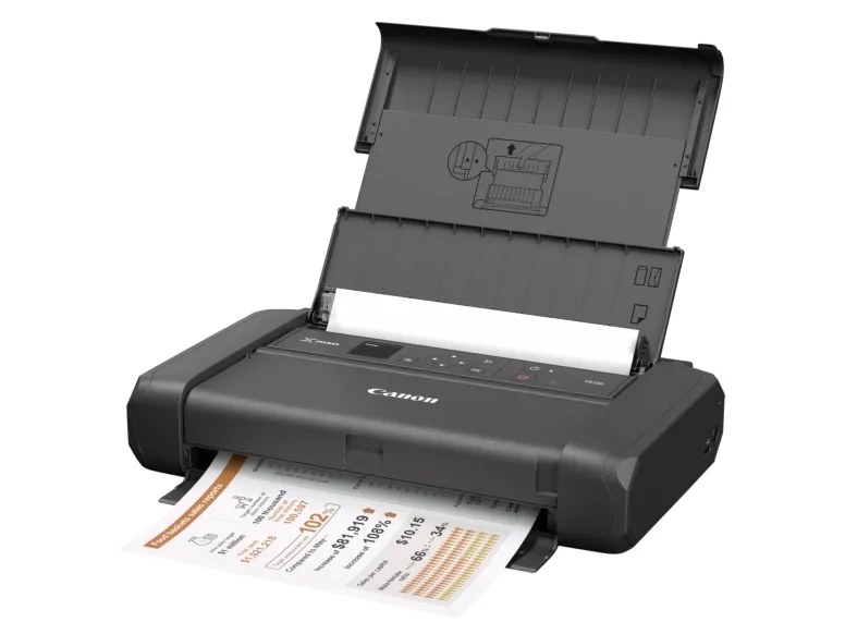 Canon PIXMA TR150 - Printer - farve - blækprinter - A4/Legal - op til 9 ipm (mono) / op til 5.5 ipm (farve) - kapacitet: 50 ark - USB 2.0, Wi-Fi(n)