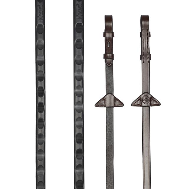 Teugels LeMieux Magna Grip Rubber Middenbruin-zilver