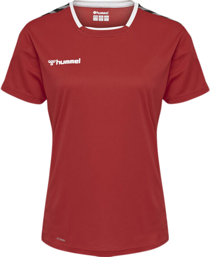 Hummel Authentic Poly trænings T-shirt Rød