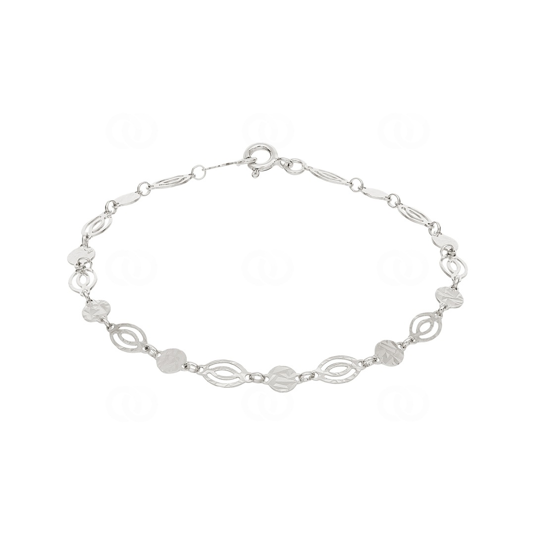 Armband 925 Silber rhodiniert 19cm