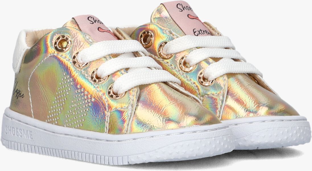 SHOESME gouden shoesme lage sneakers bn24s010