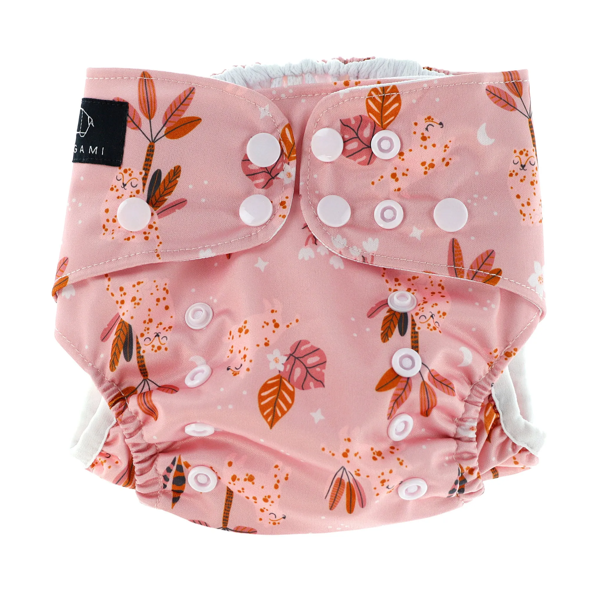 La Petite Ourse T-shirt Maillot + Couche Maillot - Guépard