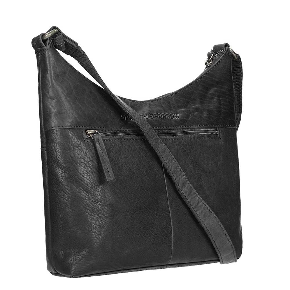 Spikes & Sparrow Bronco Dames Casual Schoudertas black