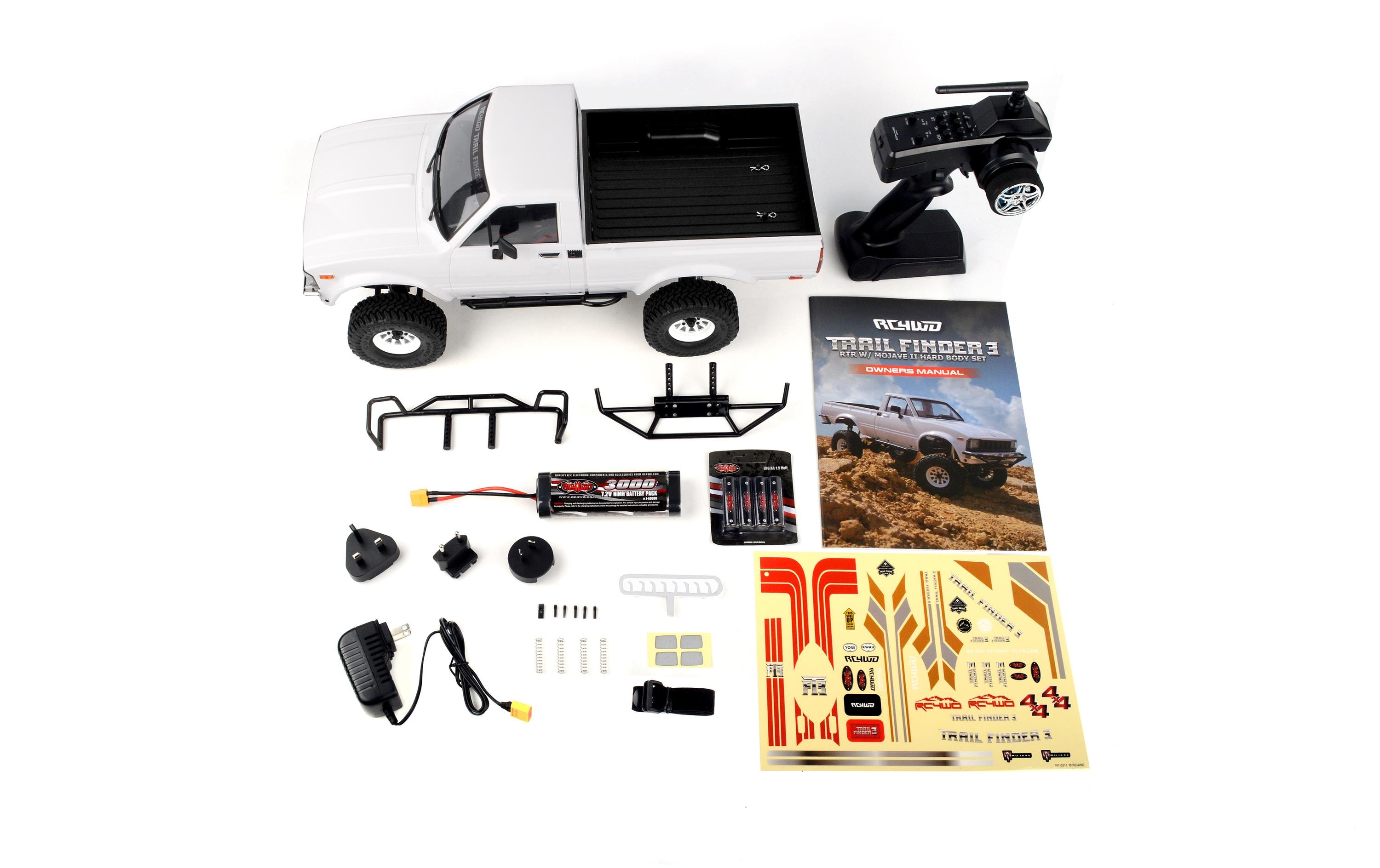 Scale Crawler Trail Finder 3 Mojave II RTR, 1:10<br>Trailfinder 3 Crawler Chassis mit Mojave II Hardbody Karosserie im RTR Set
