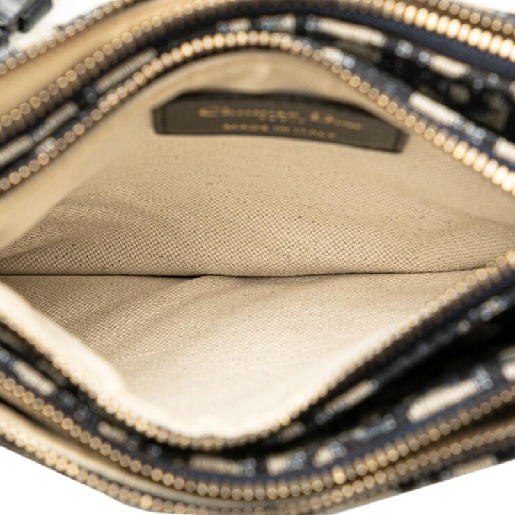 Dior Vintage Dior Saddle Bag Blue
