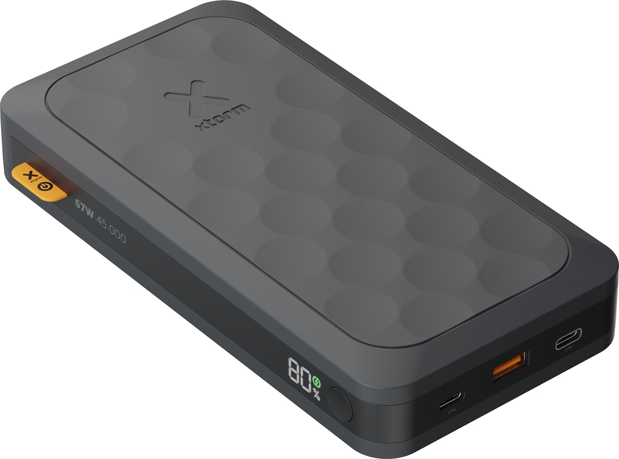 (67W) 45000mAh Fuel Series 5 Dual USB C / USB A Powerbank Power Delivery Ladegerät (FS5451) Midnight Black