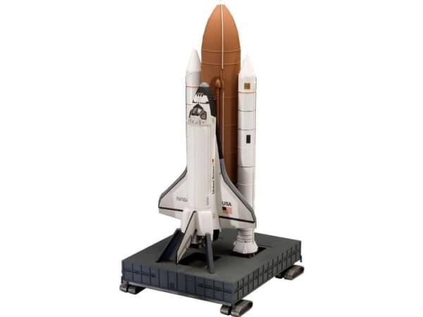 Revell Space Shuttle Discovery + Booster Rockets, Romferge, Monteringssett, 1:144, Plast, Pro, 97 stykker