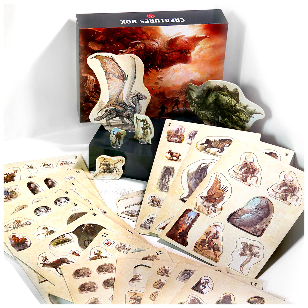 Dragons - Boite de pions Créatures 1