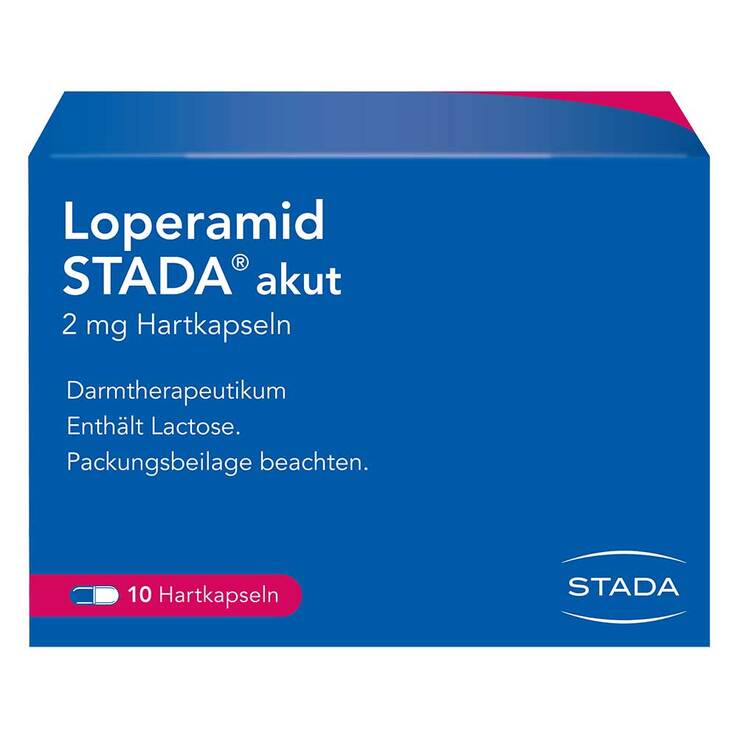 Loperamid STADA® akut 2 mg Hartkapseln, 10 St