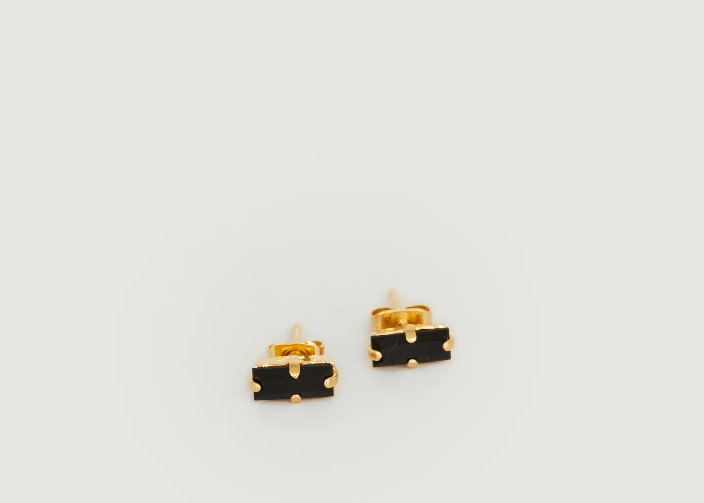 Boucles d'oreilles Clous Ettore en laiton doré à l'or fin 24 carats Judith Benita