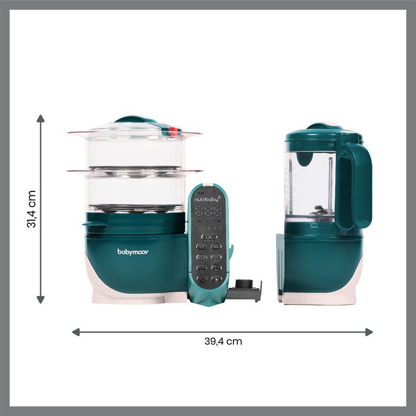 Robot NutriBaby(+) - Opal green - Ecru