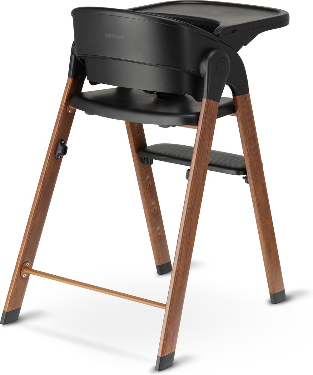 Deryan Luxe inklapbare kinderstoel - Black