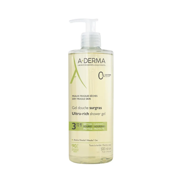 Les indispensables gel douche surgras 500ml