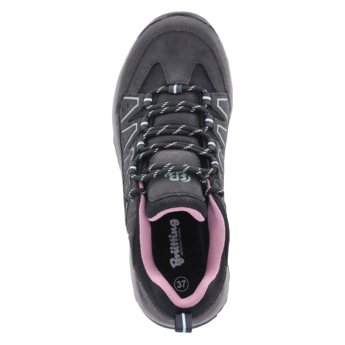 BrüttingOutdoorschuhe MOUNT PINOS LOW - anthrazit/türrkis/lila
