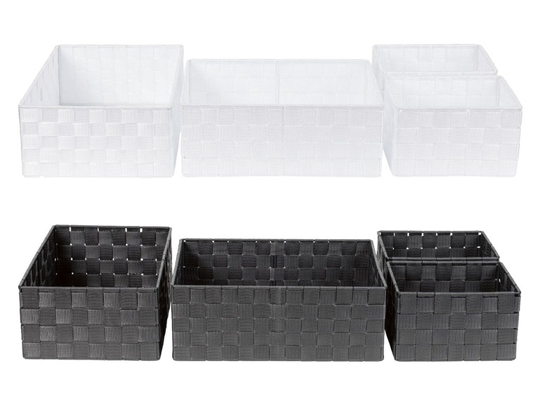 Opbergmand, set van 4