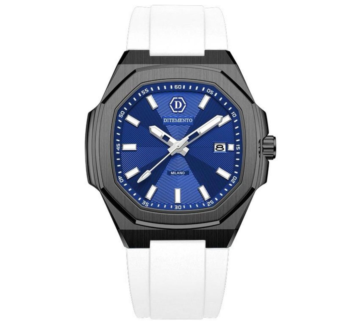 Ditemento Chelso Destato Horloge Heren Blauw/Zwart