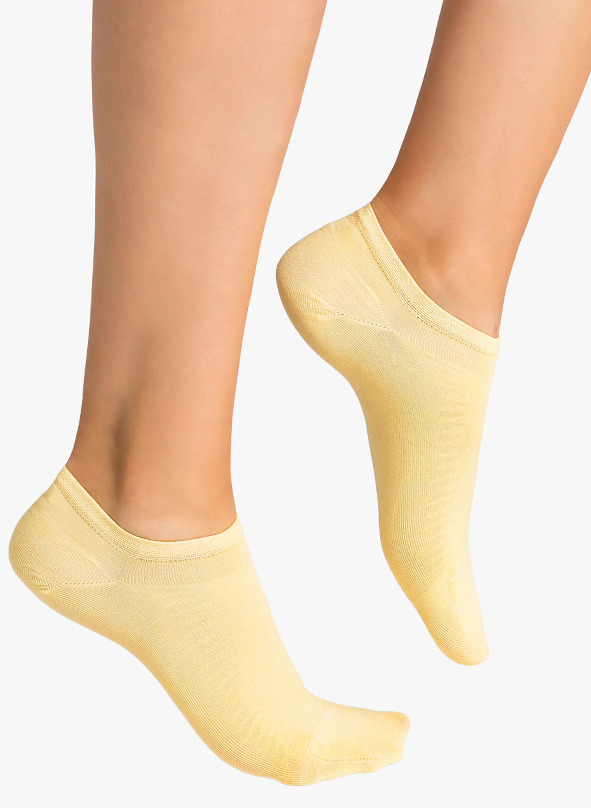 Socquettes en fil d'écosse | Jaune