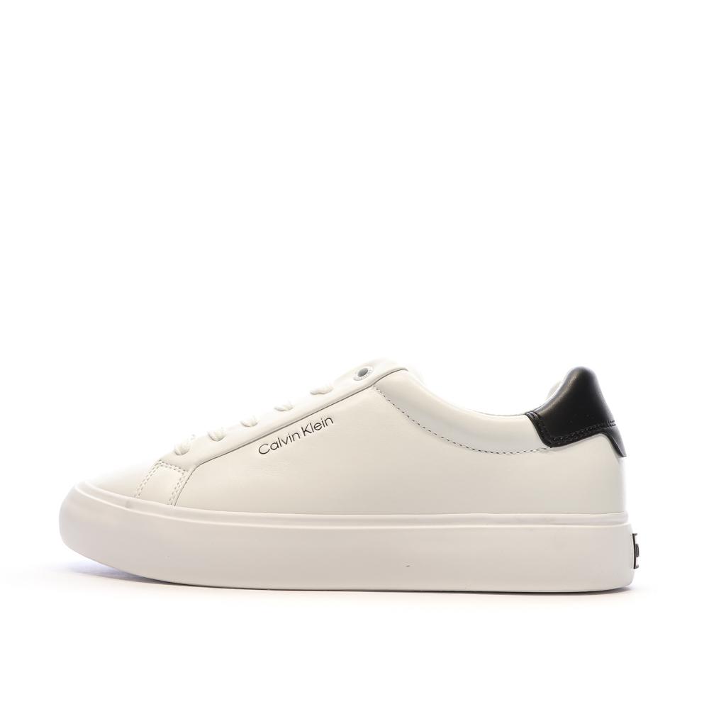 Calvin Klein Jeans Baskets Blanches Femme Calvin Klein Jeans Vulcanized