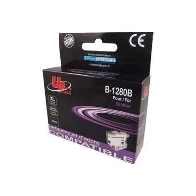 Cartouche compatible Brother LC1280XL/LC1240XL - noir - Uprint