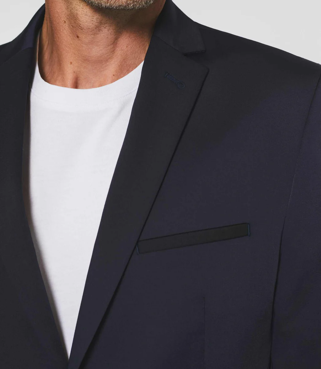 Veste ville tissu technique marine SANACO